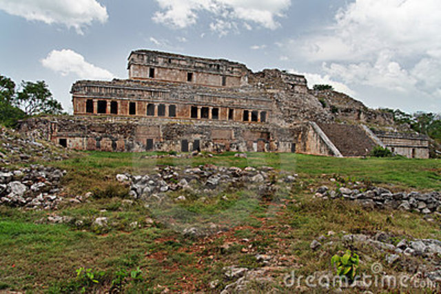 Mayan Palace in the yucutan 3000-3500 BC