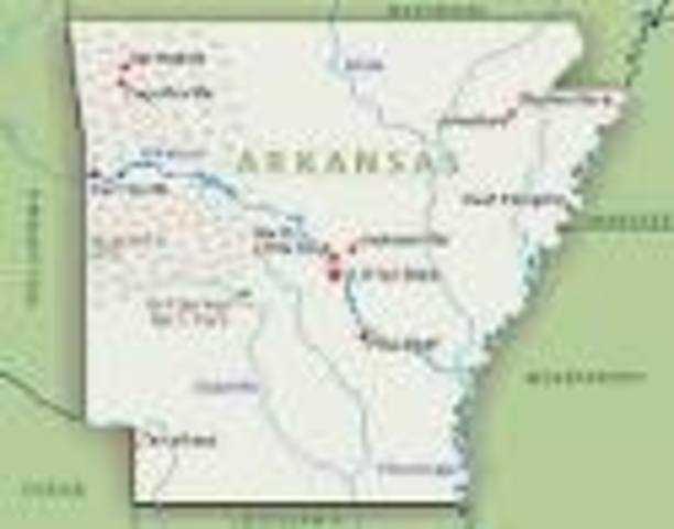 Arkansas admitted in US