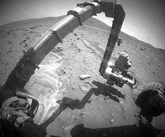 Robotic Arm stops functioning at the Erebus Crater