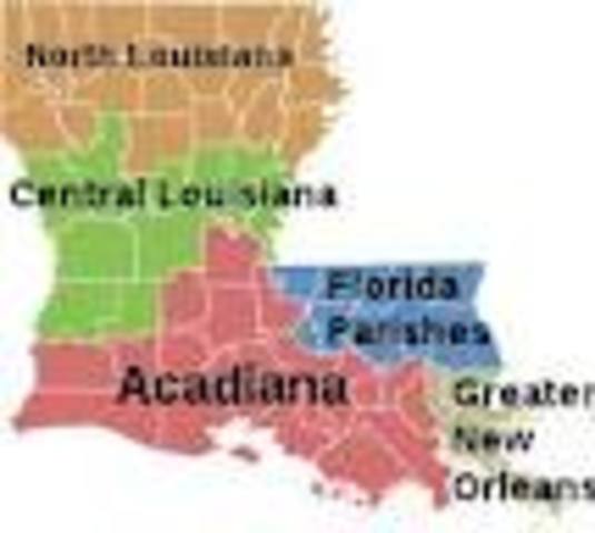 Louisiana admitted in US