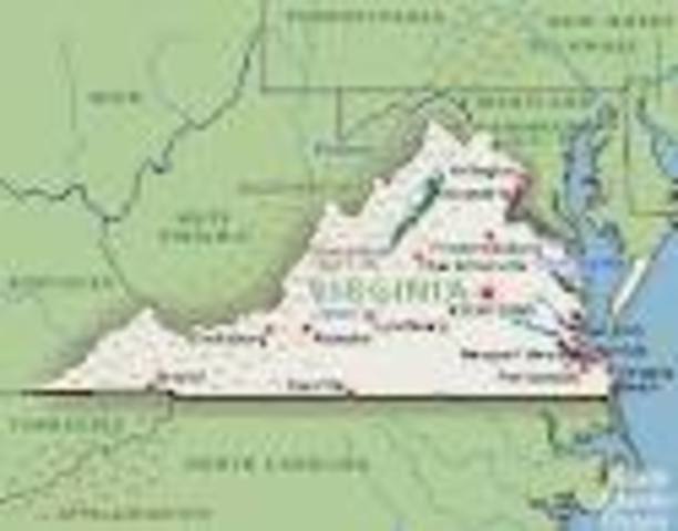 Virginia admitted to US