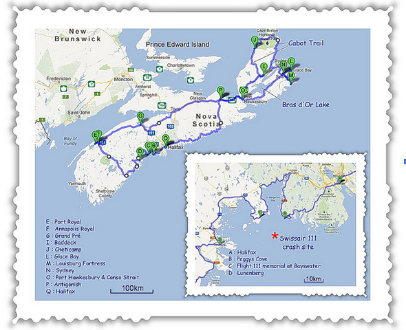 The king first sent a voyage in 1605 to establish a settlement in Nova Scotia called Port Royal