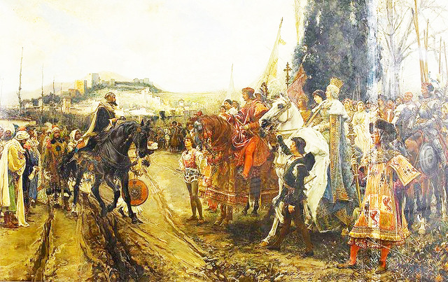 Spanish Christians conquer Muslims