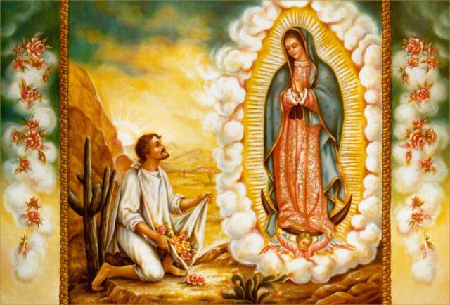 Juan Diego and Our Lady of Guadalupe Apparition