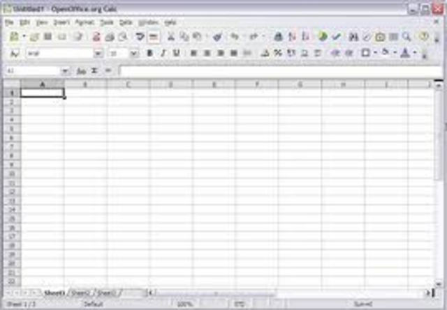 First Electronic Spreadsheet