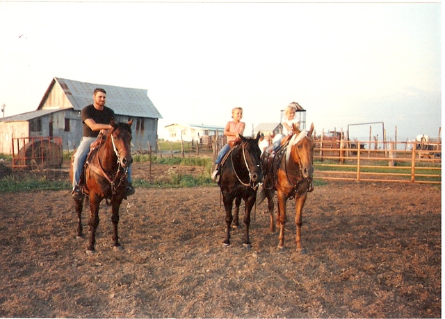 My dad, my brother Casey and my sister Shelby