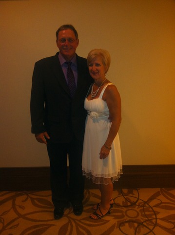 My parents got married.