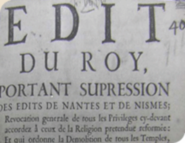 Edict of Nantes Revoked