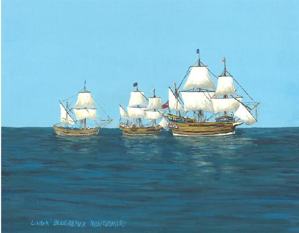 Three Ships Sail to Jamestown