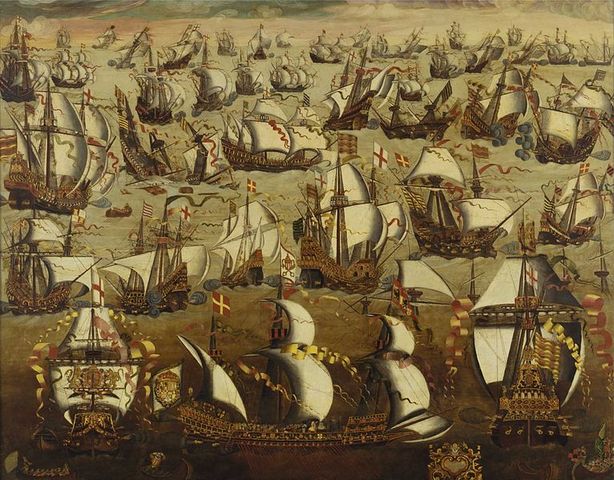 England Defeats Spanish Armada