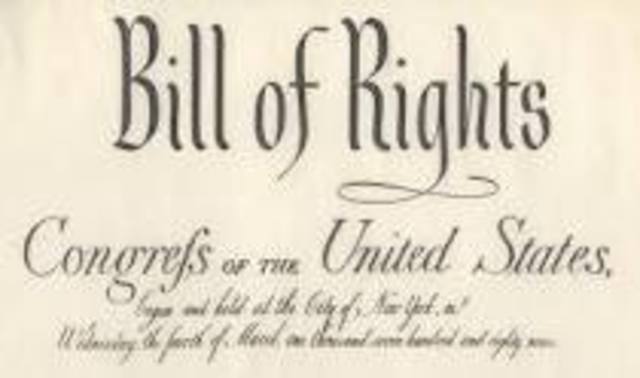 bill of rights ratified