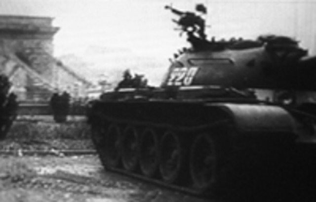 The Soviet troops pulled out of Budapest to the countryside