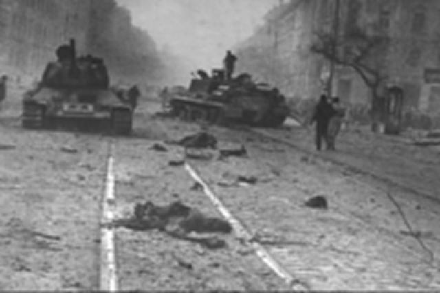 Soviet tanks and troops came back into Budapest with overwhelming force and crushed the Revolution.