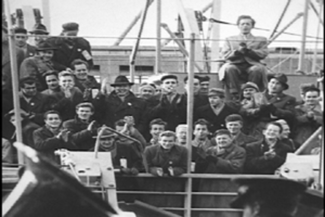 Some came to the U.S. by Military Troop Transport Ships and others were brought by plane.