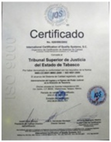 INCREMENTO EN CERTIFICACION ISO 9000