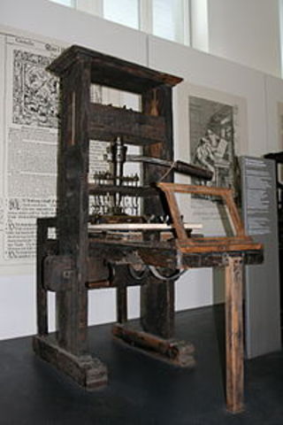 Johannes Gutenburg Invents the Printing Press