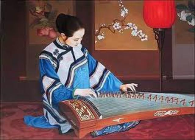 start to play zither