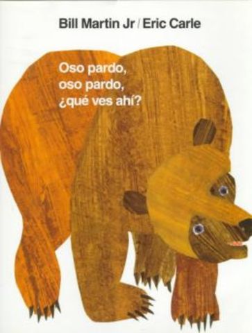 Brown bear brown bear what do you see-Spanish Version