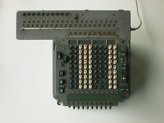 Someone invented the mechanical calculator