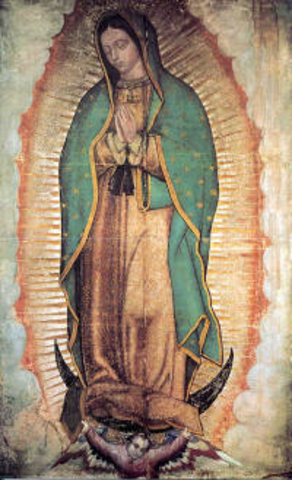 Juan Diego and Our Lady of Guadalupe Apparition