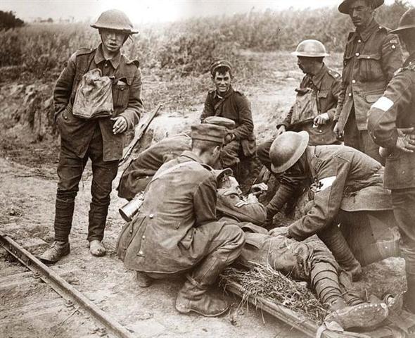 Finding help for a Wounded Man