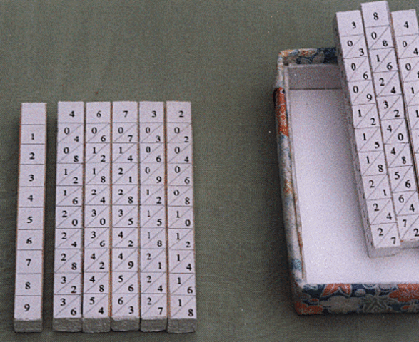 LAS TABLAS DE MULTIPLICAR DE NAPIER