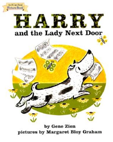 My grandparents noticed I was reading letters on a jacket.  They bought me my first book from the I Can Read series was Harry and the Lady Next Door.
