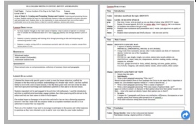1- Lesson Plans: Formative Assessment