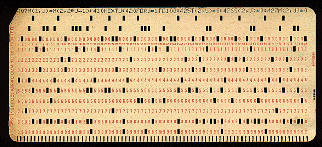 punched cards