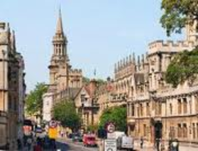 Receives IB from St. Clares, Oxford England