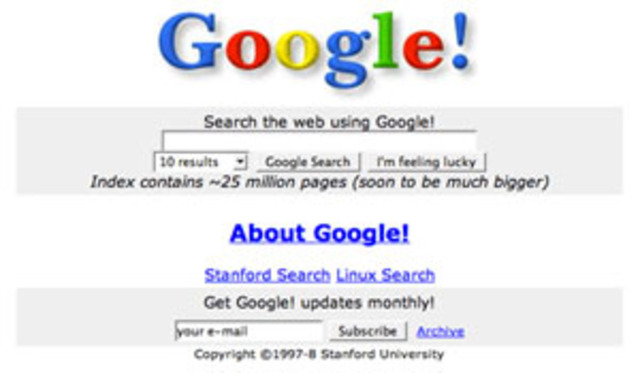 Google Search is Launched