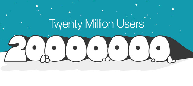 20 million users