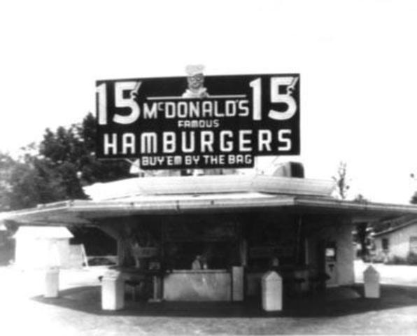 First Mc Donalds built