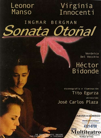 "SONATA OTOÑAL" - Multiteatro - Virginia innocentti y Leonor Manso