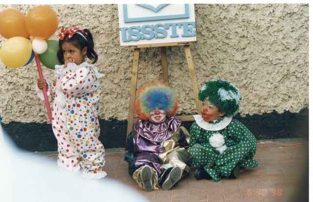 Hago de payasito en una obra