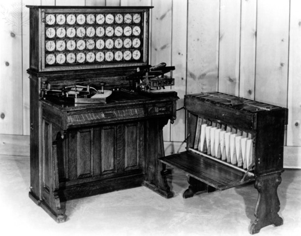 Herman Hollerith's Electronic Tabulating Machine