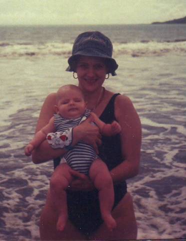 My first time at the beach