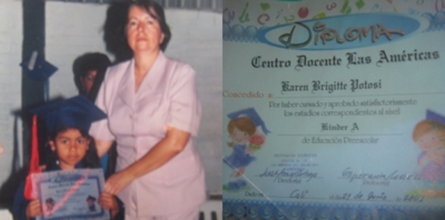 My grade kindergarten