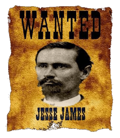 Outlaw Jesse James is shot dead by Bob Ford