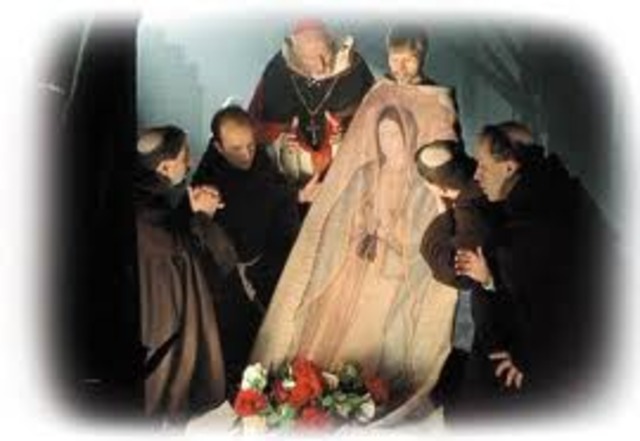 Juan Diego and Our Lady of Guadelupe Apparition
