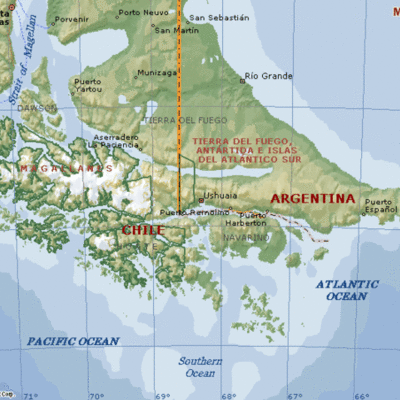 Timeline: Visita a Ushuaia-Tierra del Fuego