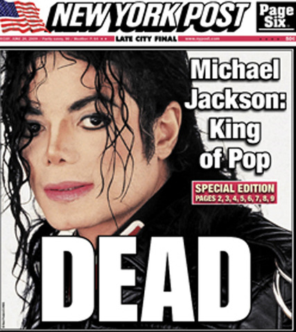 Michael Jackson dies