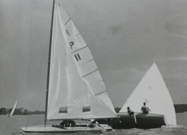 The Yacht club was formed with forty to fifty members.