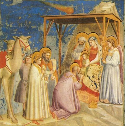 Adoration of the Magi, Giotto,