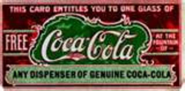 the begining of coca cola