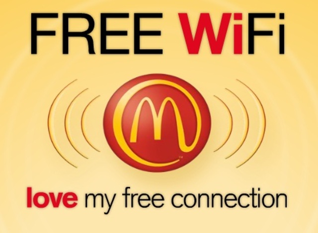 Mc Donalds Free WiFi