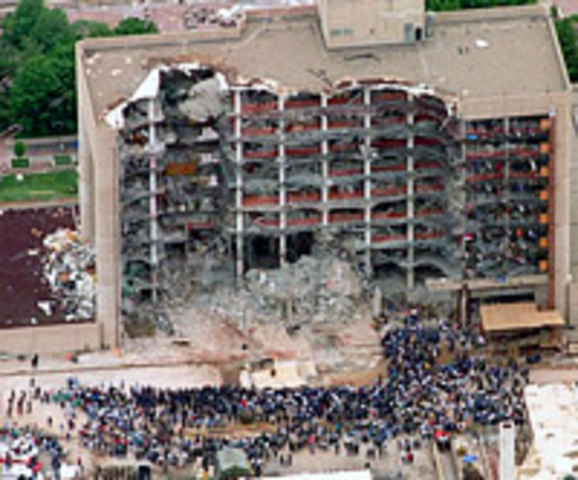Alfred P. Murrah Federal Building bombed