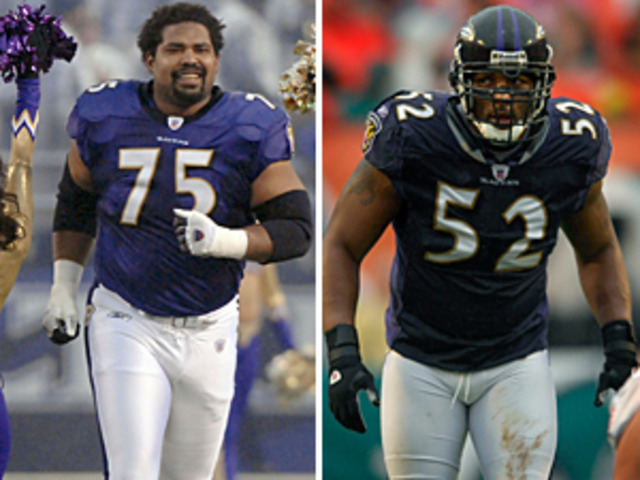 Ravens draft Jonathen Odgen and Ray Lewis