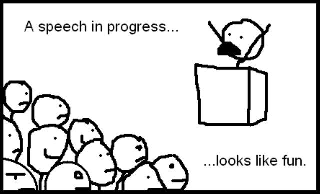 He began revealing the words he had been told