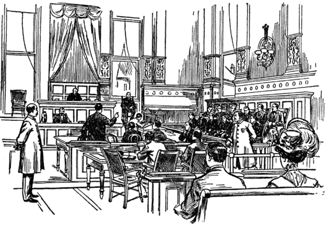 Simmons is brought to trial